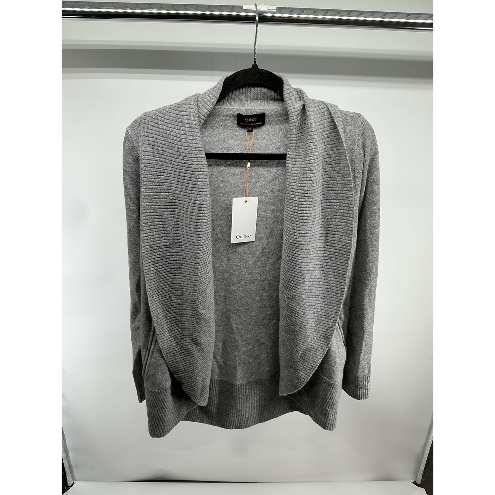 Mongolian Cashmere Open Cardigan Sweater